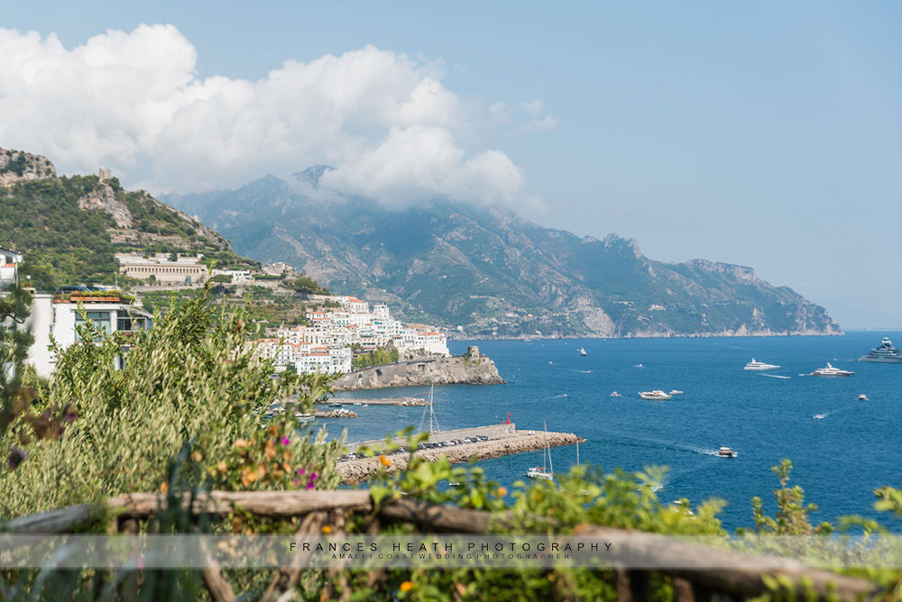 Amalfi seen from Hotel Santa Caterina gardens