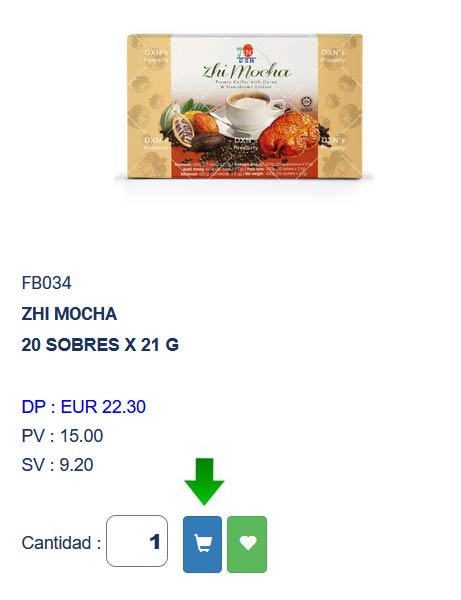 Comprar productos DXN en línea