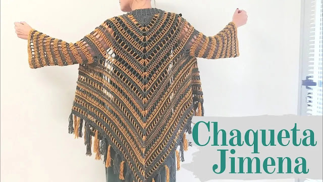 CÓMO TEJER GRATIS Chaqueta Jimena a Crochet