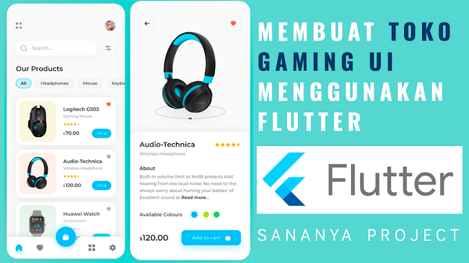 Tutorial Membuat Toko Gaming UI Menggunakan Flutter | Chapter 04