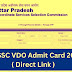 Download UPSSSC VDO Admit Card : वीडीओ की पुनर्परीक्षा हेतु प्रवेश पत्र जारी, एक क्लिक में करें डाऊनलोड