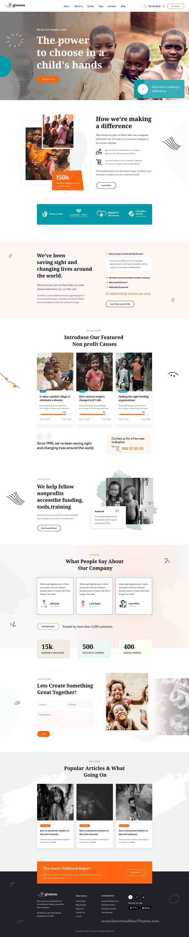 Givemo - Charity & Nonprofit Figma Template Review