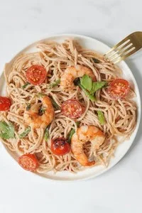 लहसुन झींगा स्पेगेटी रेसिपी आसान टिप्स garlic shrimp spaghetti