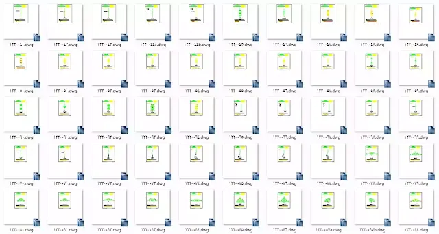 مكتبة بلوكات حديد مشغول (فيرفورجيه) Ferforje DWG