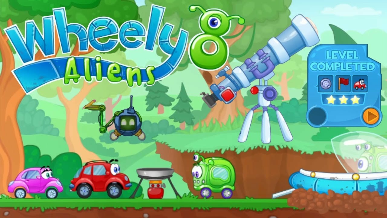Wheely 8 - Aliens Puzzle Game - Unblocked Games WTF