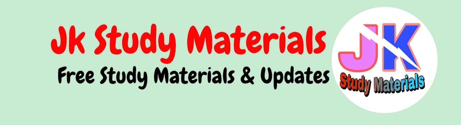 JK STUDY MATERIALS