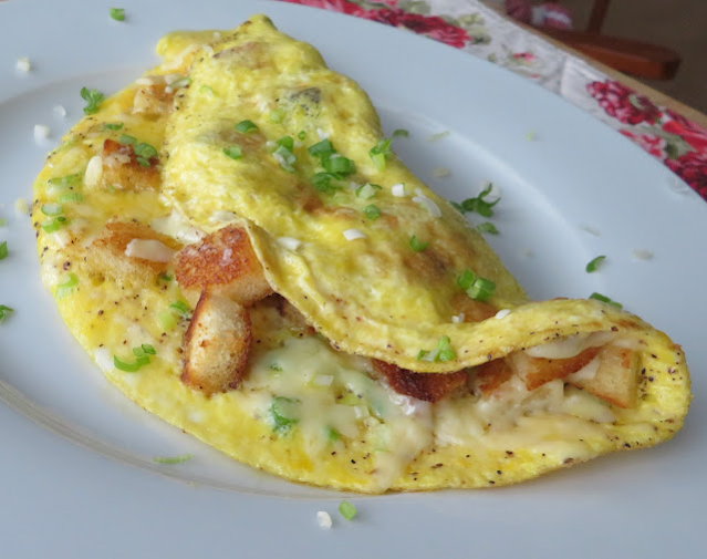 Bread and Cheese Omelet