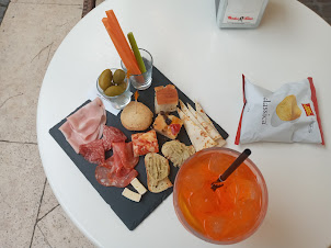 Aperitivo served at Venusian Caffettaria.