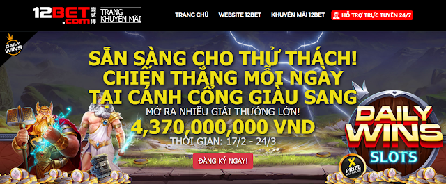 12BET Casino giới thiệu giải Daily Wins slot với 460 Triệu tiền thưởng AVvXsEhbmI17iu5vaXRPTnvqX0FrqzyD9JMaNFvZqqFy6rcYRHBFrq1QHcnqto5H0pwNsufjyaftcan3IySuepqefZ1cTHZ0kA0PkBE4pVb9uzV_qcCUmxUmEwn0a4mWsiZ8xczp1H3X067N18XA0QnDnPd9g7AnimUBb1-Q6eRtXrEMR-Q_RlplSxQv2r4Q=w640-h266