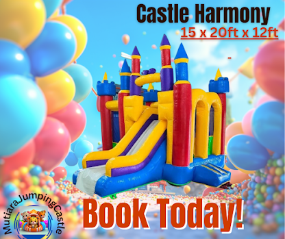 Castle Harmony Bouncy - untuk sewaan boleh tekan link pada Gambar