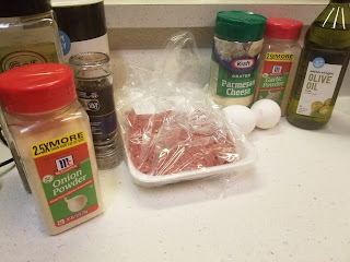 Ingredients for Homemade Italian Meatballs