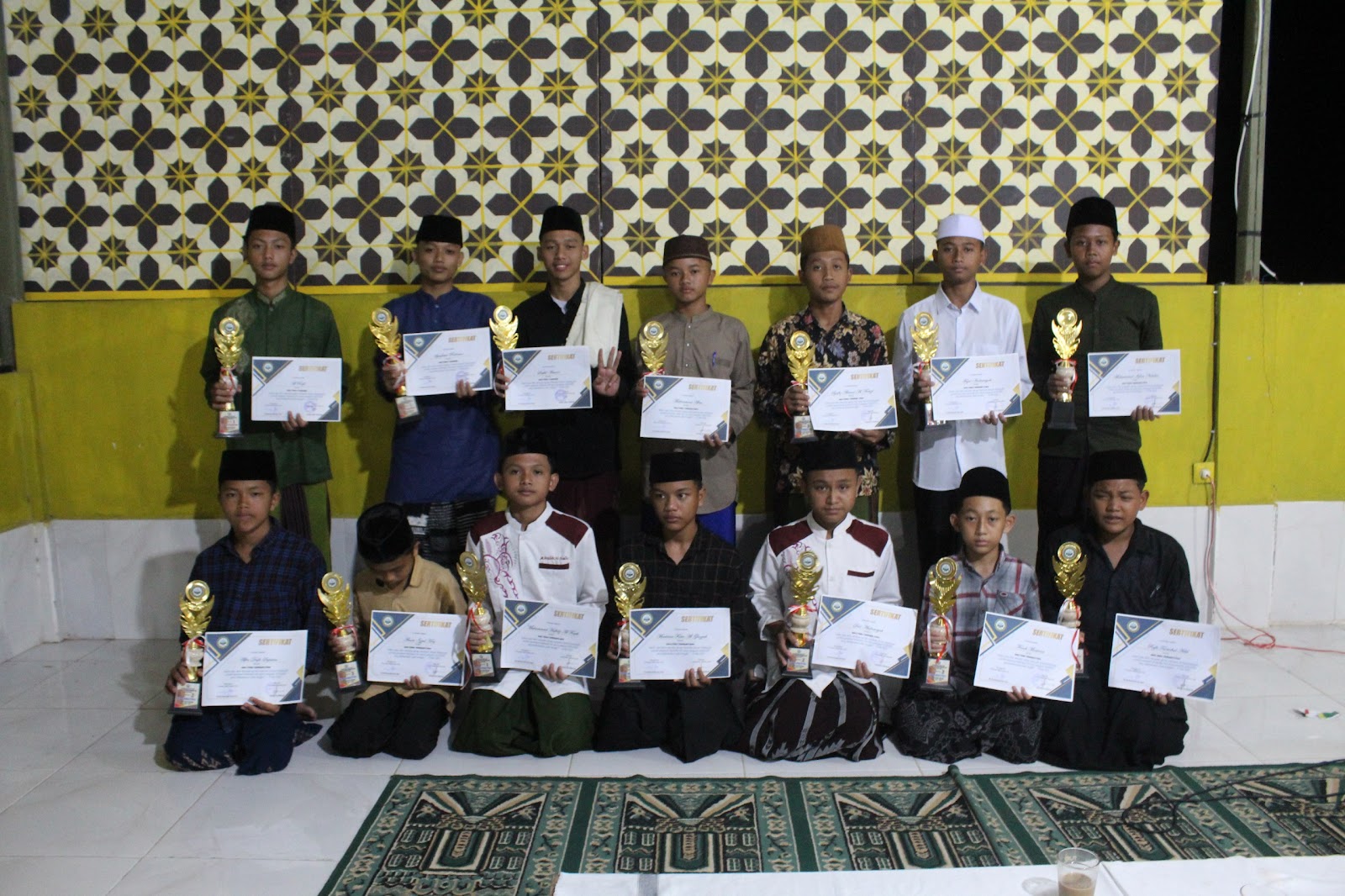 JUARA KELAS MADRASAH PUTRA