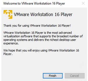 VMware workstation player