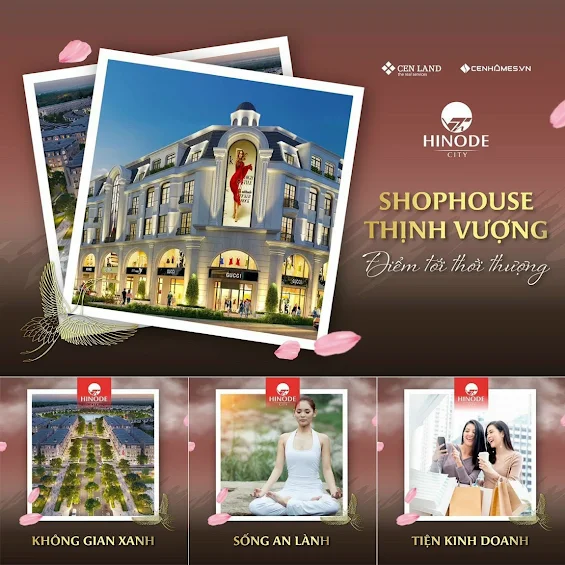 SIÊU PHẨM SHOPHOUSE THỊNH VƯỢNG TẠI HINODE ROYAL PARK