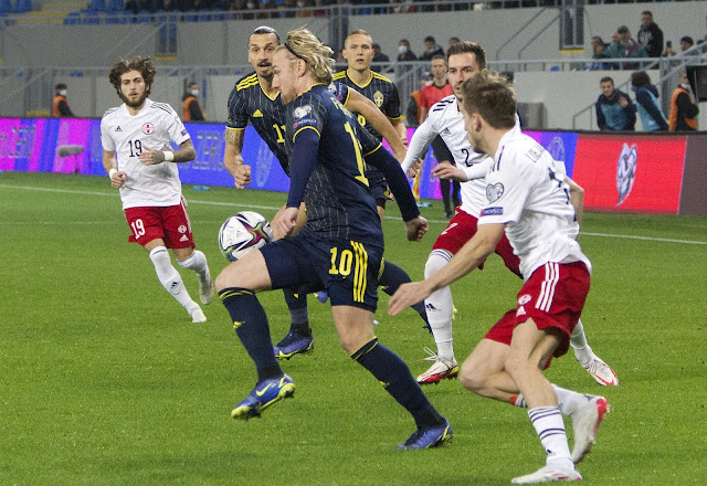 ملخص اهداف مباراة جيورجيا والسويد (2-0) تصفيات كاس العالم