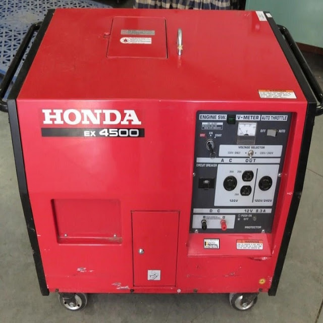 Máy Phát Điện Nhật Bãi Honda EX4500S (4.5Kva)