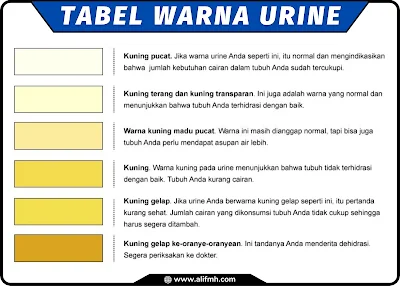 Tabel Warna Urine