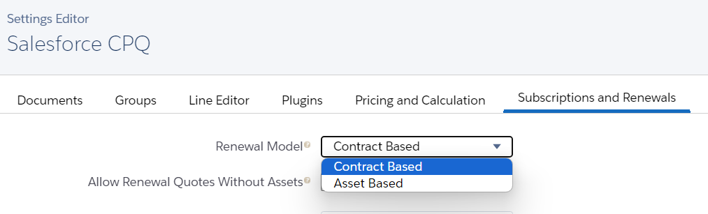 Salesforce CPQ Tutorial - Renewal Model