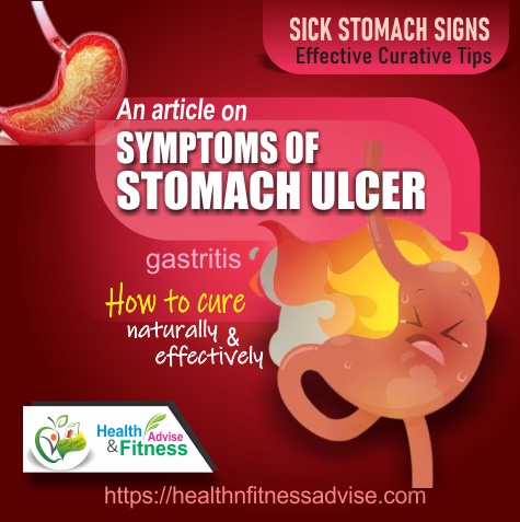 Sick Stomach Ulcer Symptoms, Unhealthy Stomach Gastric, HealthnFitness