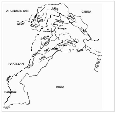 सिन्धु नदी तंत्र (The Sindhu River System)