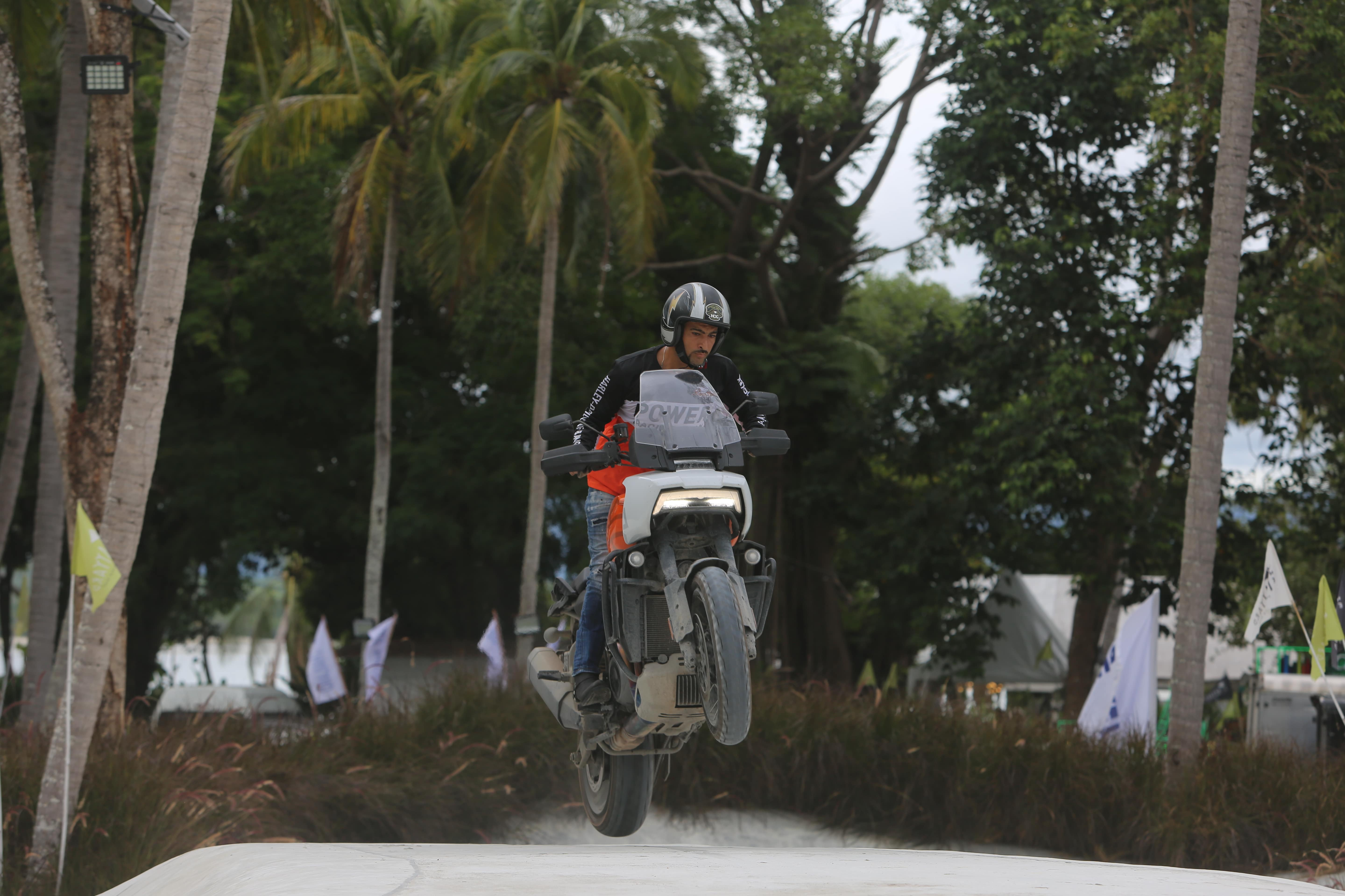 Participants get a glimpse of the all-new Nightster motorcycle. Along with watching a stunt show by former Motocross Champion Rafael Consalvo.  Thailand (2 June 2022) – Harley-Davidson attended the 26th Phuket Bike Week 2022 at The Playyard Phuket Beach, Mai Khao Subdistrict, Phuket Province. Between 13-15 May 2022, the event was attended by more than 20,000 motorcyclists from 30 countries around the world. At the event, there was a special debut of the highly anticipated Nightster™ motorcycle. the most and a Pan America Special motorcycle stunt by Rafael Consalvo that stirred up excitement with those who visited the booth. Harley-Davidson.  “We are delighted that the latest Nightster motorcycle was launched. Receiving attention and being one of the most-watched highlights of the 26th Phuket Bike Week 2022, the Nightster motorcycles inherited the standard from the Sportster motorcycles, and these bikes are a testament to the standard. engine performance and innovative technology of Harley-Davidson" Sajeev Rachkekaran, Managing Director Harley-Davidson For emerging markets in Asia and India, this year Harley-Davidson Phuket (from Power Station Motorsport group) sponsors the Phuket Bike Week together with Harley-Davidson Bangkok, which participates in the event every year.  “This Phuket Bike Week started with a gathering of riders from all over the region. until becoming a large-scale event with international reputation It is also an event for riders from Asia. As the 26th Phuket Bike Week, our team is delighted that the newest Nightster™ bikes have been welcomed. And we would like to thank our customers for their overwhelming interest in this bike,” said Giovanni Tebano, General Manager of Official Dealerships. Harley-Davidson Phuket said.  This event was also honored by Mr. Narong Wuxiu, Governor of Phuket. Along with delegations from the Ministry of Tourism and Sports attended the event, including members. Harley-Davidson Owners Group (HOG) Phuket Chapter Harley-Davidson fans and many motorcyclists.  Follow stories and updates from Harley-Davidson. in emerging markets in Asia by tracking Harley-Davidson through the following channels.