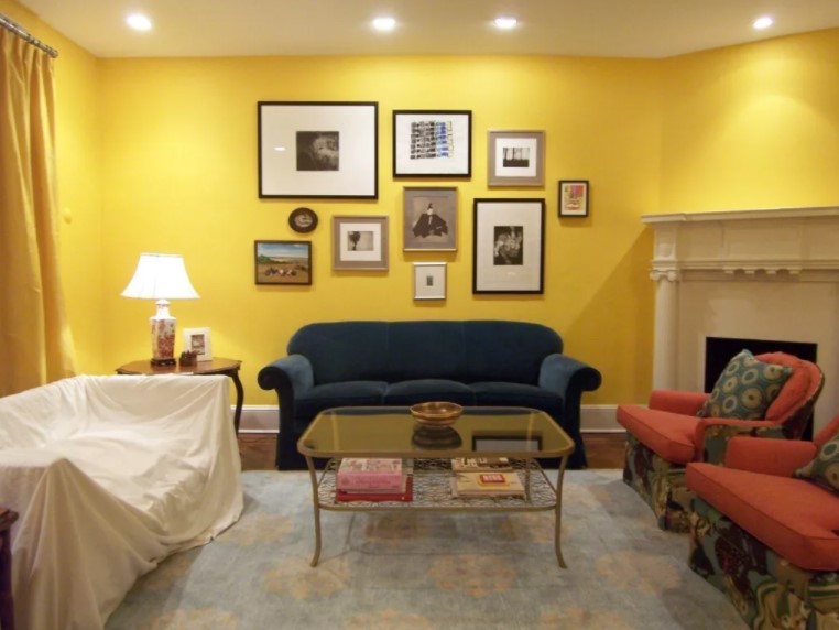 yellow paint colors for living room