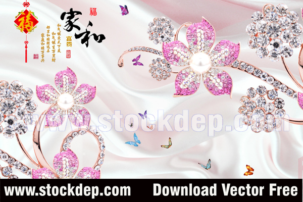 Diamond Flower Images, Stock Photos & Vectors free