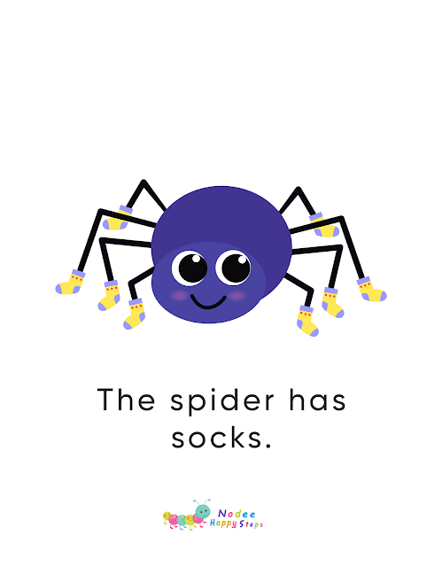 Letter S story for Kids - The Spider