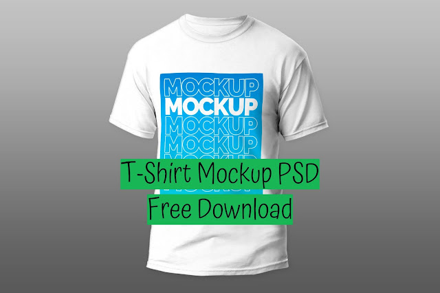 White T shirt Mockup PSD Free Download