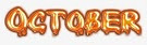 October Word Search