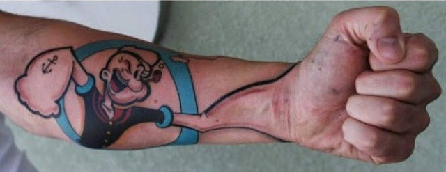 Popeye Tattoo Fist