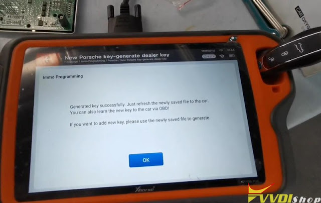 Xhorse VVDI Key Tool Plus Add Porsche Macan Smart Key 13