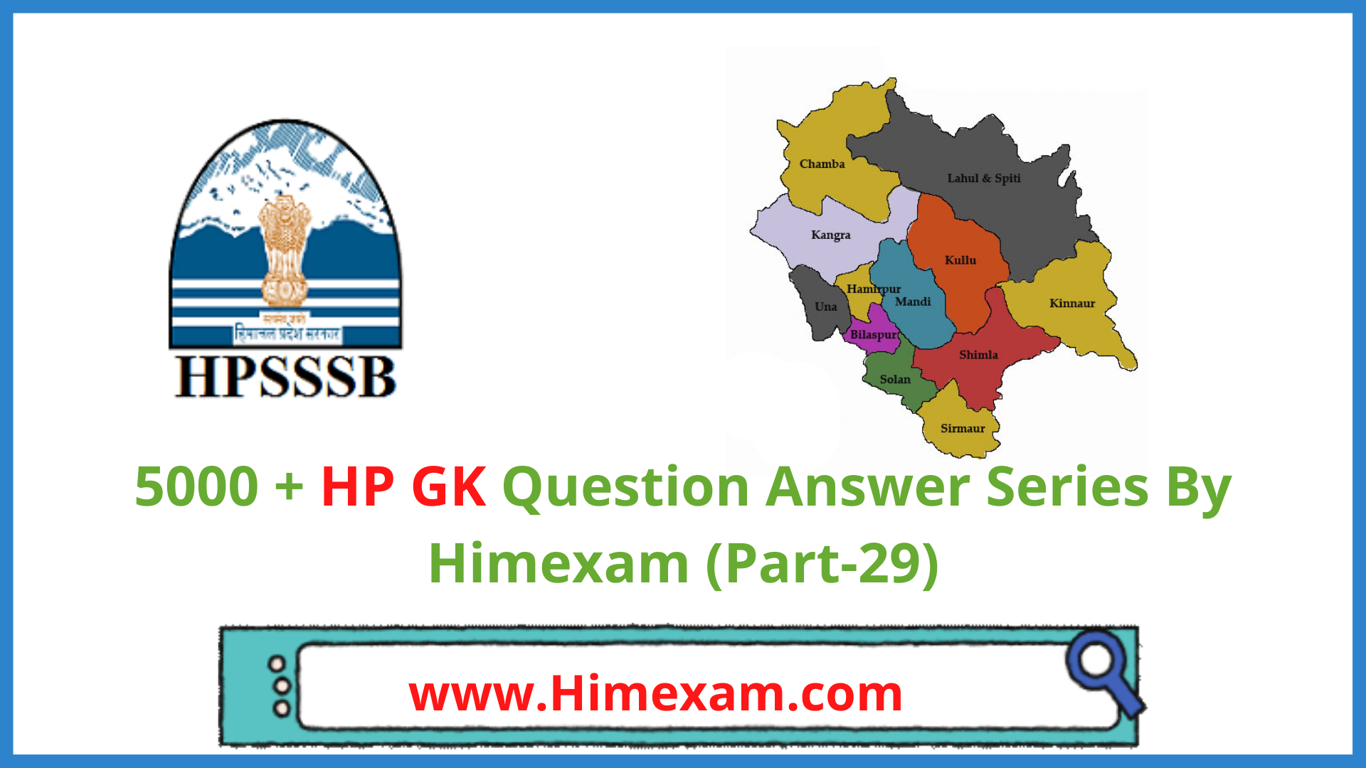 5000 + HP GK Question Answer Series By Himexam (Part-29)