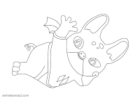 Glorb - Super Monsters coloring page