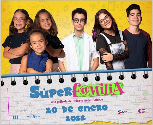  “Súper Familia” abrirá cartelera de cine dominicano el 20 de enero