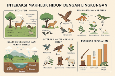 Interaksi Makhluk Hidup dengan Lingkungan