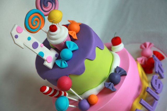 candyland theme cake