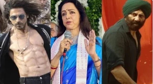 सनी देओल की गदर 2, शाहरुख खान की पठान 'हिट हैं' पर हेमा मालिनी पर: लोग इसे देखना पसंद करते हैं ...