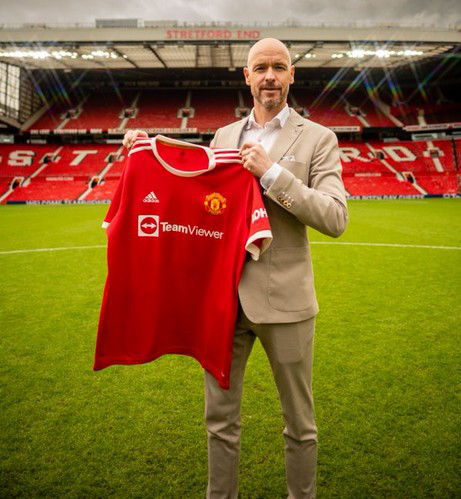 Erik ten Hag Unveiled At Old Trafford As New Manchester United Manager (Photos)