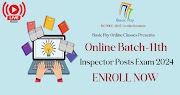 Announcement of New Live Batch 11th for  "💥 Inspector Posts Exam 2024 💥"📢