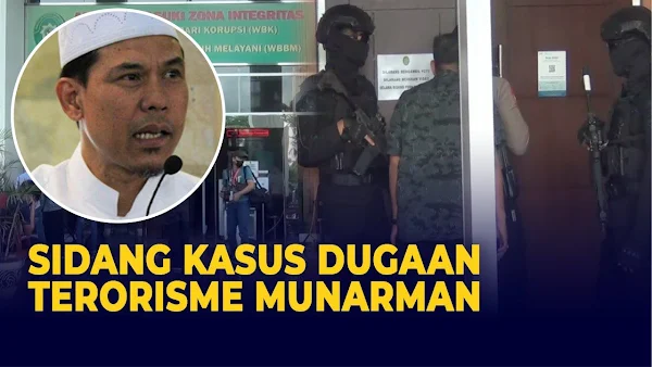 Munarman membantah ikut melakukan baiat kepada ISIS dan Abu Bakar Al Baghdadi dalam acara Munarman Bantah Ikut Baiat ISIS di UIN Jakarta