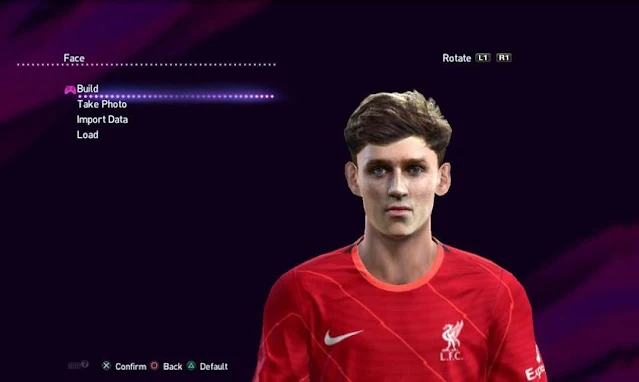 Tyler Morton Face For PES 2013