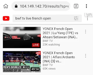 Cara Nonton Live Streaming Badminton Youtube BWF TV