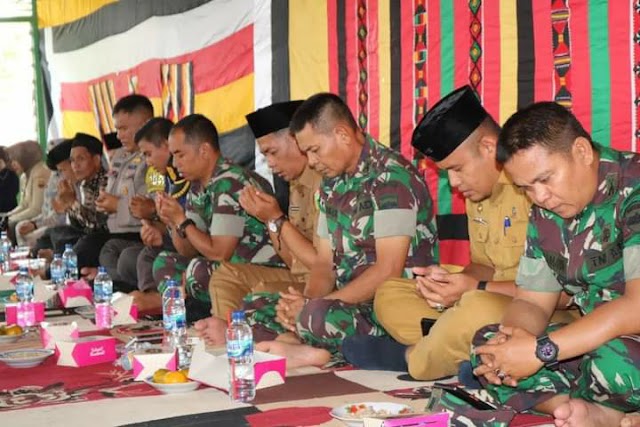 Mesukseskan Kegiatan TMMD Ke-118, Kodim 0309/Solok Gelar Doa Bersama Dengan Masyarakat,Ini Harapan Heryanta