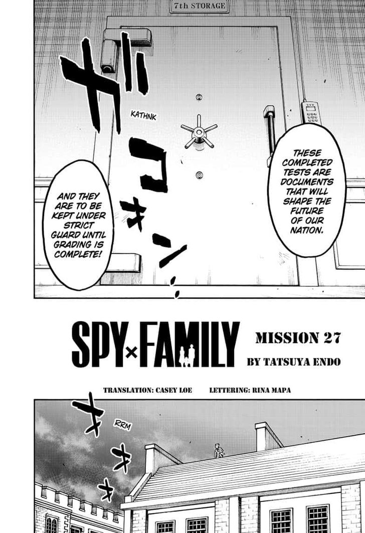 Read Spy x Family Chapter 27 Manga Online