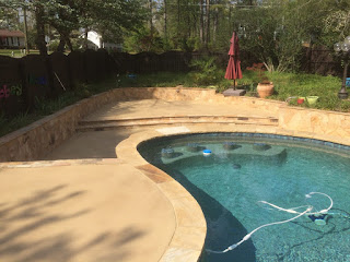 Marietta Concrete Staining pool deck