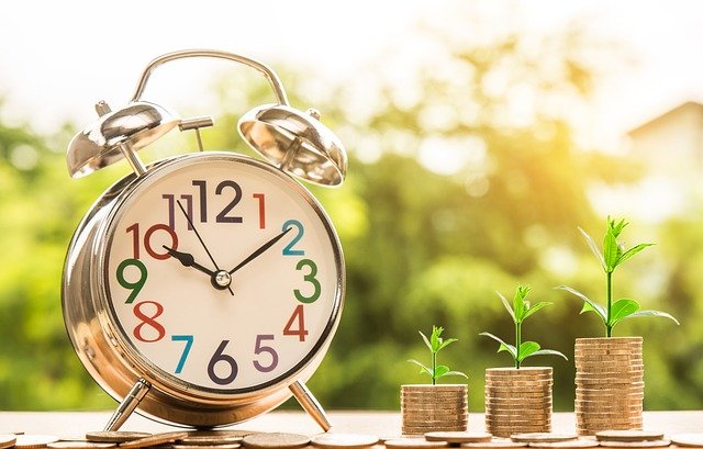 Clock Money Growth Grow Time Time Management