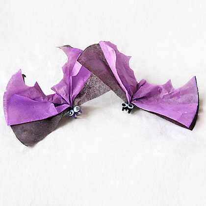 Coffee Filter Vampire Bats Craft