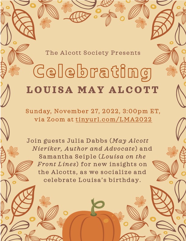 Alcott Birthday Celebration Flyer 2022