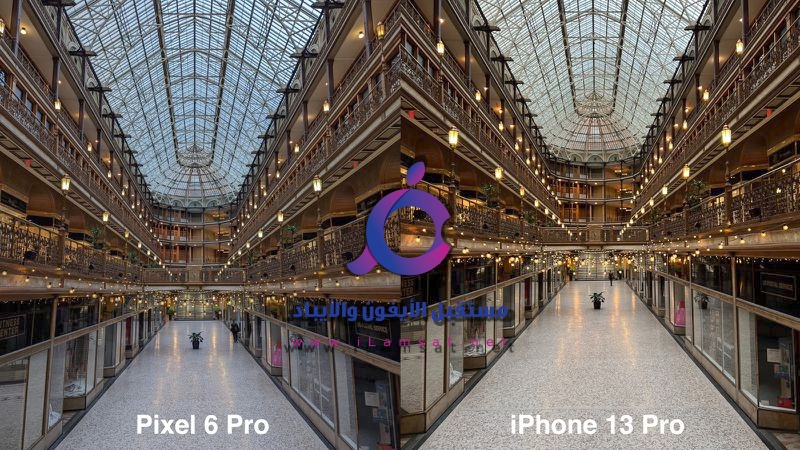 مقارنة بين كاميرا هاتف iPhone 13 Pro Max و هاتف Pixel 6 Pro